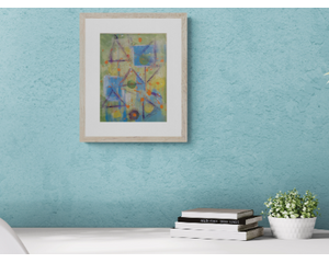 Painting is sold unframed.